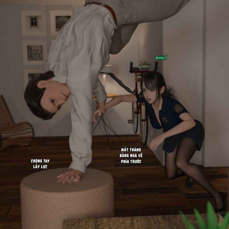 Đọc truyện hentai Đội nữ cảnh sát tất đen - Chap 1