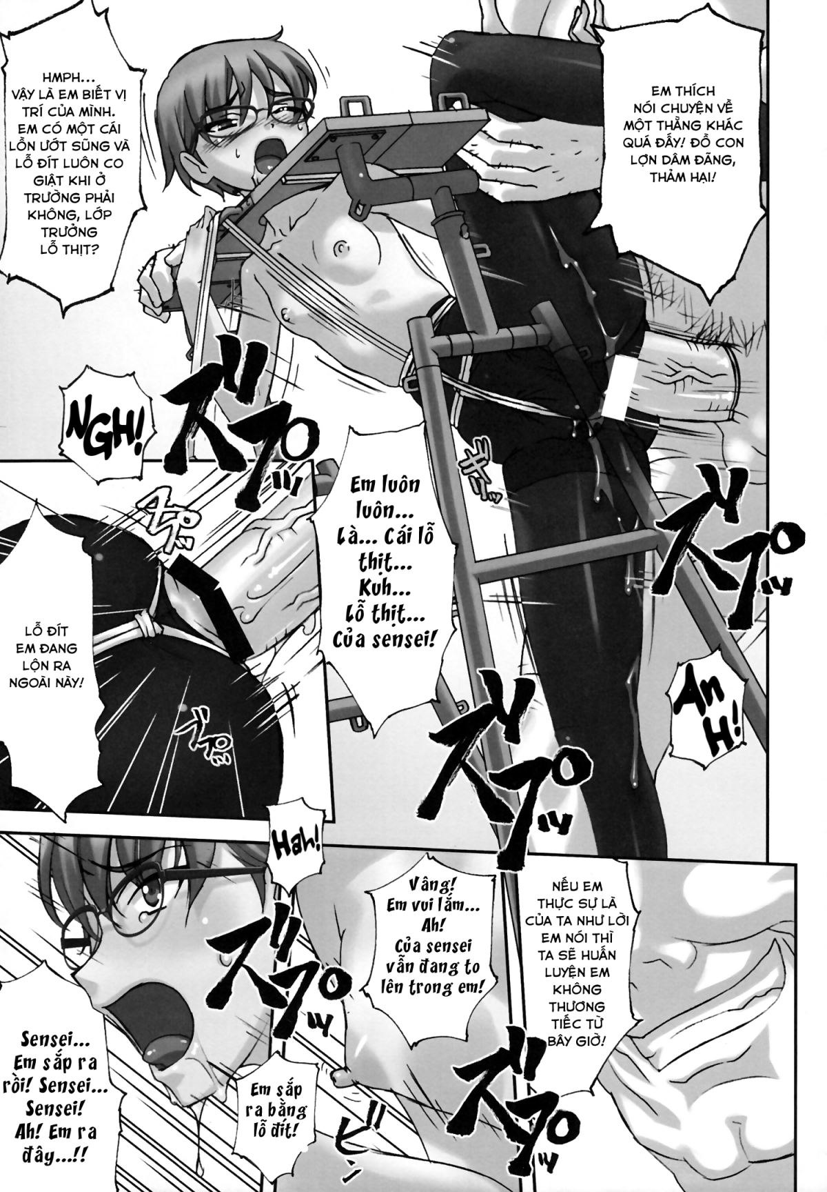 Đọc truyện hentai Lớp trưởng là đứa khổ dâm nhưng không ai biết điều đó Oneshot