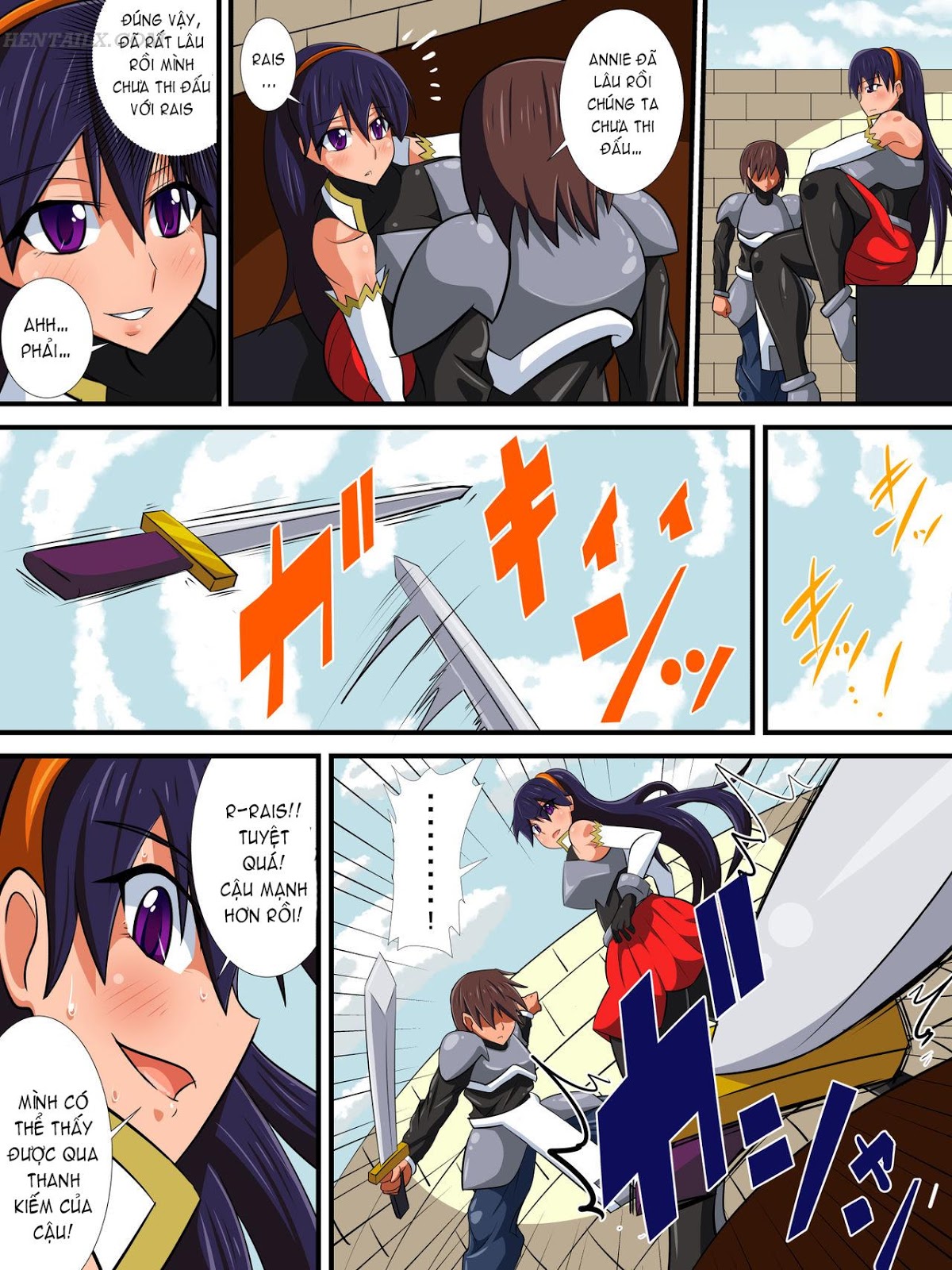 Đọc truyện hentai Osananajimi no Onna Kishi ga Oujo ni Naru Made Zenpen Chap 2 [END]