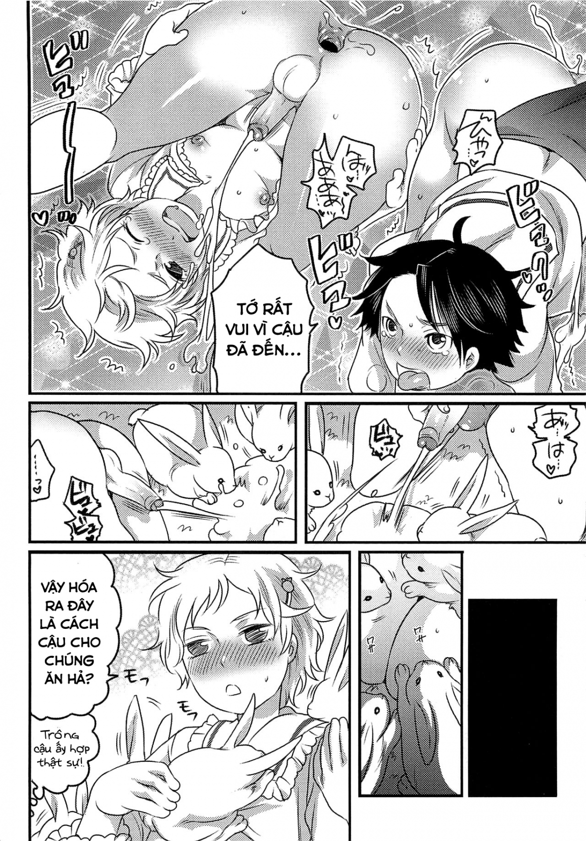 Đọc truyện hentai Ore To Aitsu To Usagigoya Oneshot