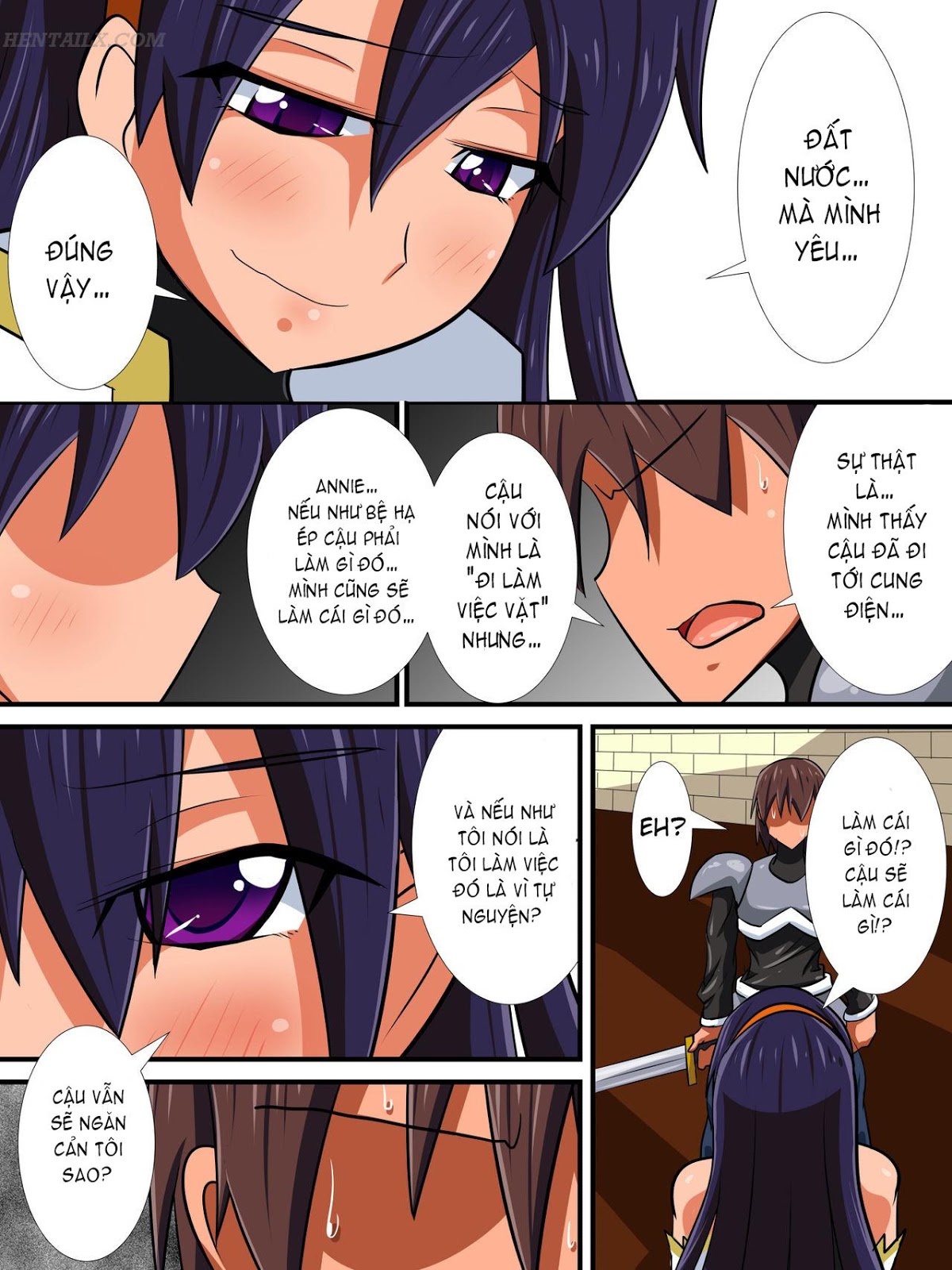 Đọc truyện hentai Osananajimi no Onna Kishi ga Oujo ni Naru Made Zenpen Chap 2 [END]