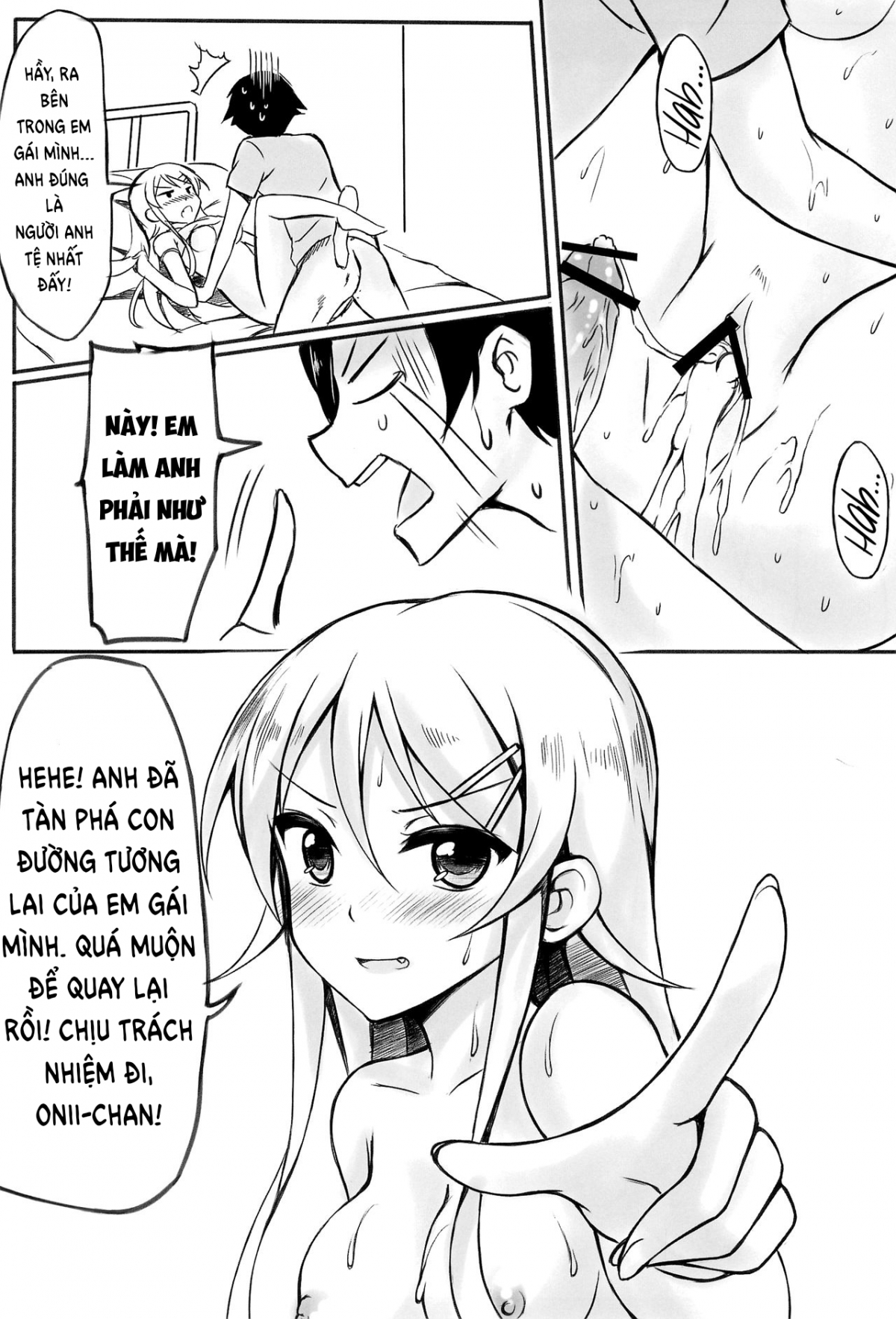 Đọc truyện hentai Anh muốn tiếp tục trêu chọc Kirino-chan! Oneshot