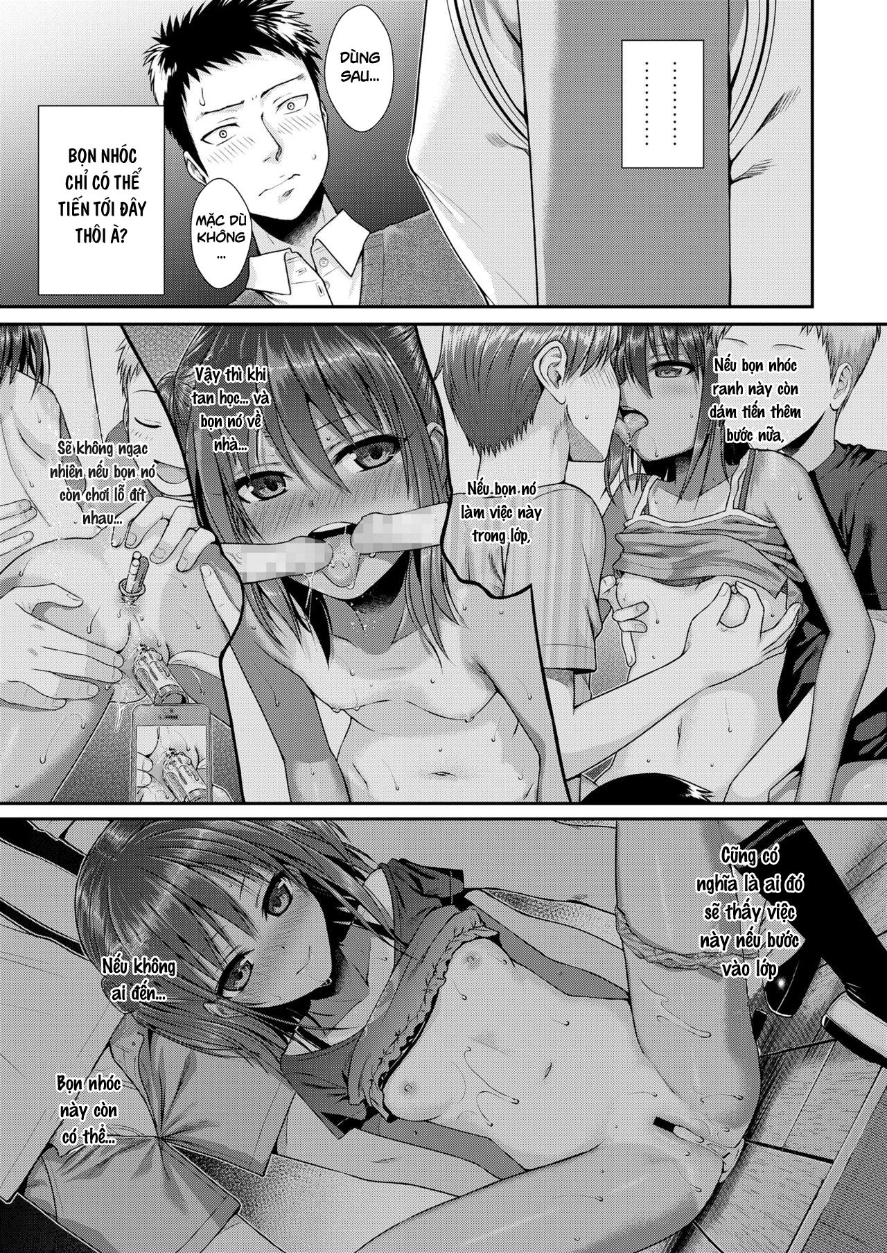 Đọc truyện hentai Houkago wa Minna de Oneshot