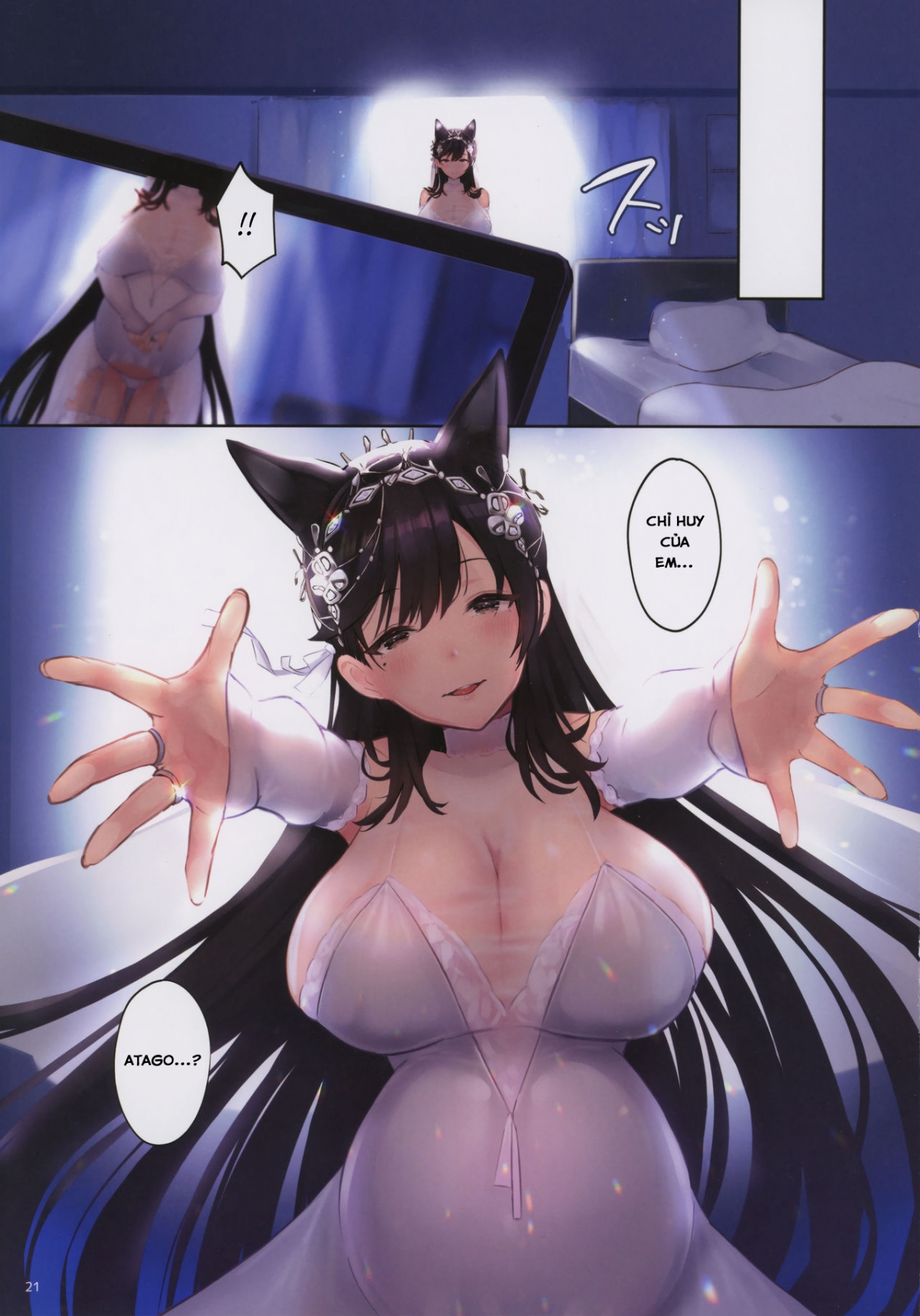 Đọc truyện hentai Junai NTR~Login Sabottara Yome ga Mesuinu Kaihatsu Sareteta~ (Azur Lane) Oneshot