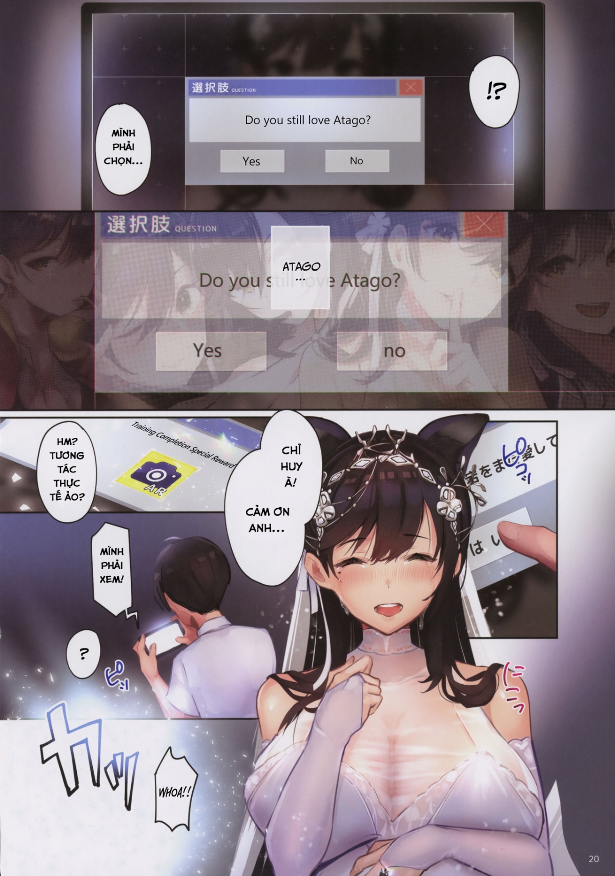Đọc truyện hentai Junai NTR~Login Sabottara Yome ga Mesuinu Kaihatsu Sareteta~ (Azur Lane) Oneshot