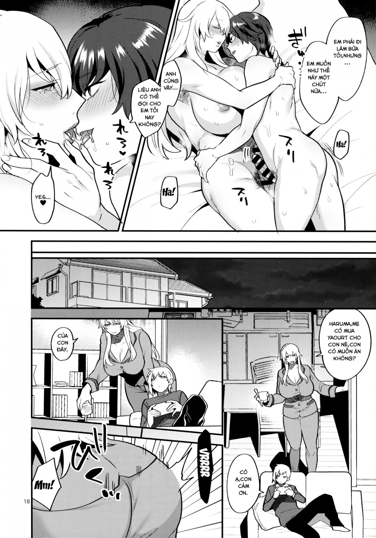 Đọc truyện hentai Shemale Single Mother No Yukari-San Oneshot