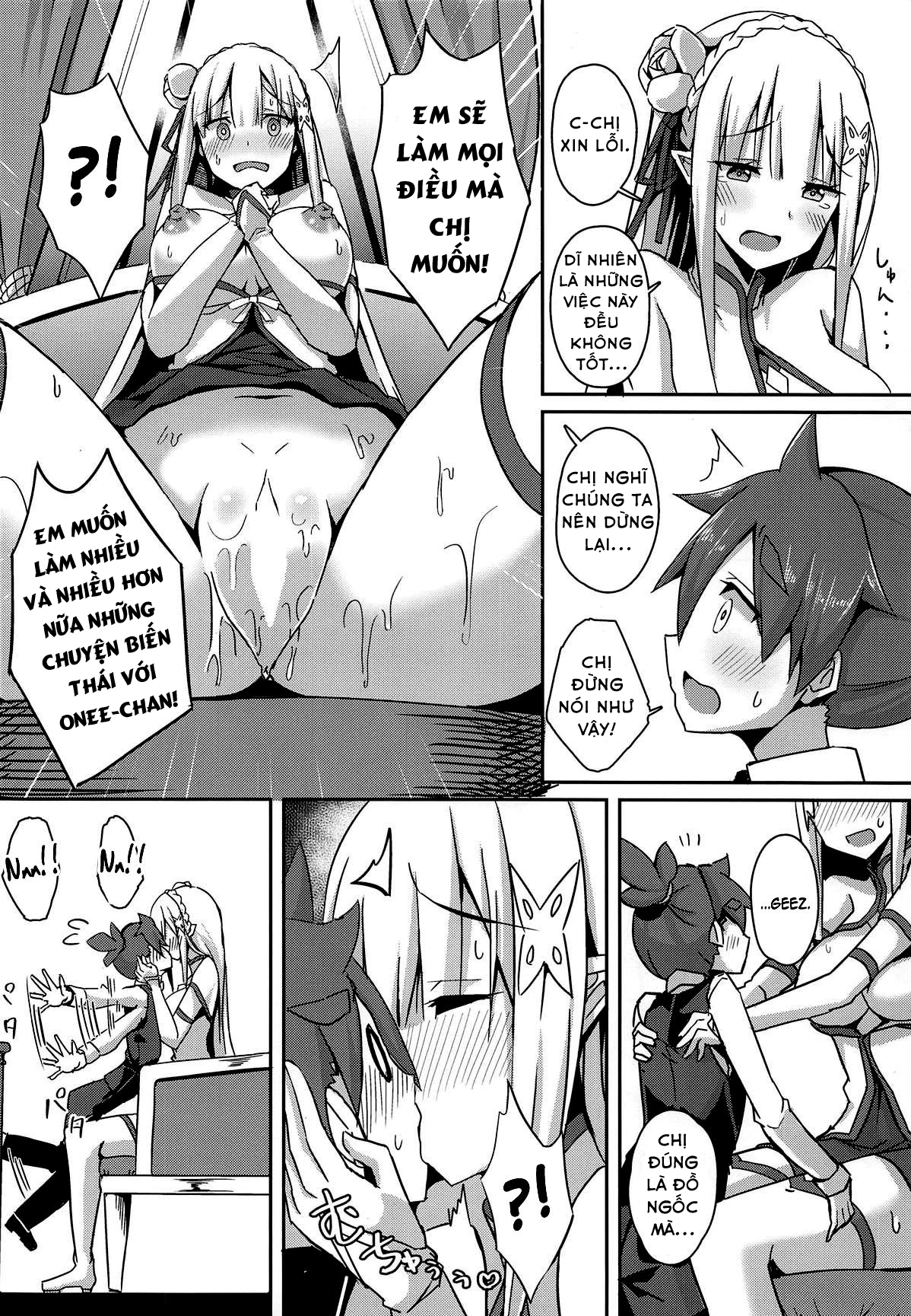Đọc truyện hentai Majo no Nokoriga II (Re:Zero kara Hajimeru Isekai Seikatsu) Oneshot
