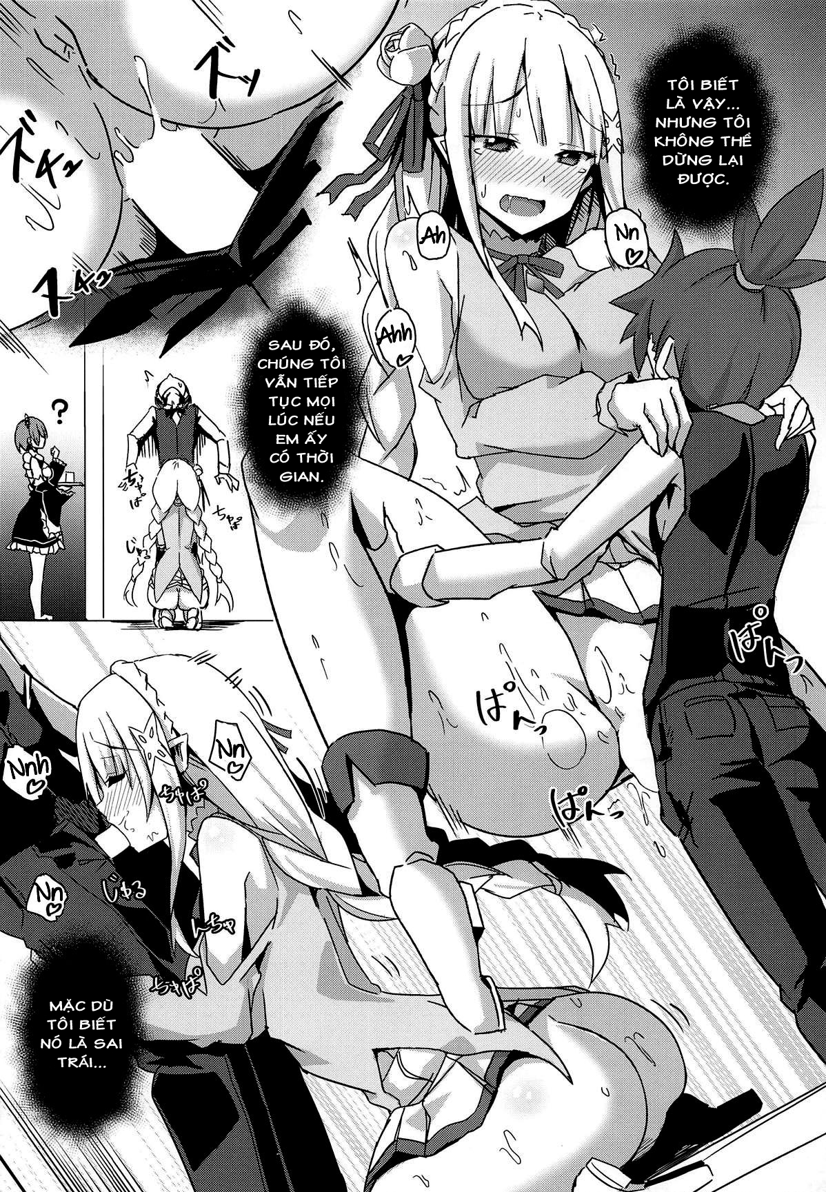 Đọc truyện hentai Majo no Nokoriga II (Re:Zero kara Hajimeru Isekai Seikatsu) Oneshot